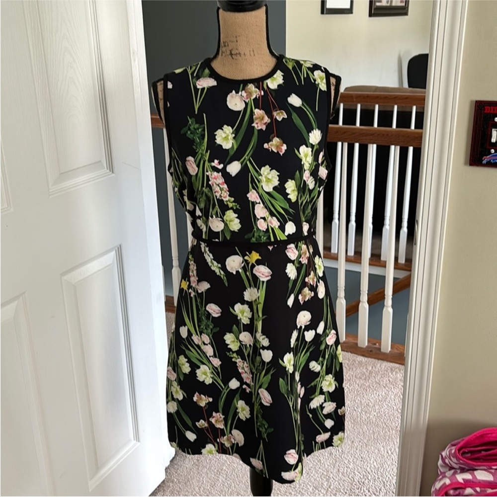 Floral Black Dress Victoria Beckham x Target size medium